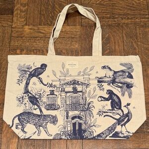 Sezane x Maia Bunge 100% Cotton Canvas Tote Bag NEW